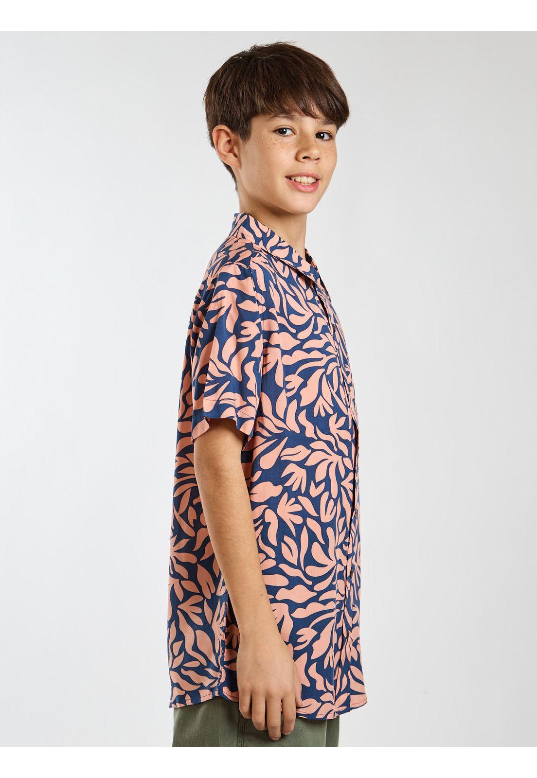 Camisa MC Makoa Multicolor Infantil Maui and Sons-2