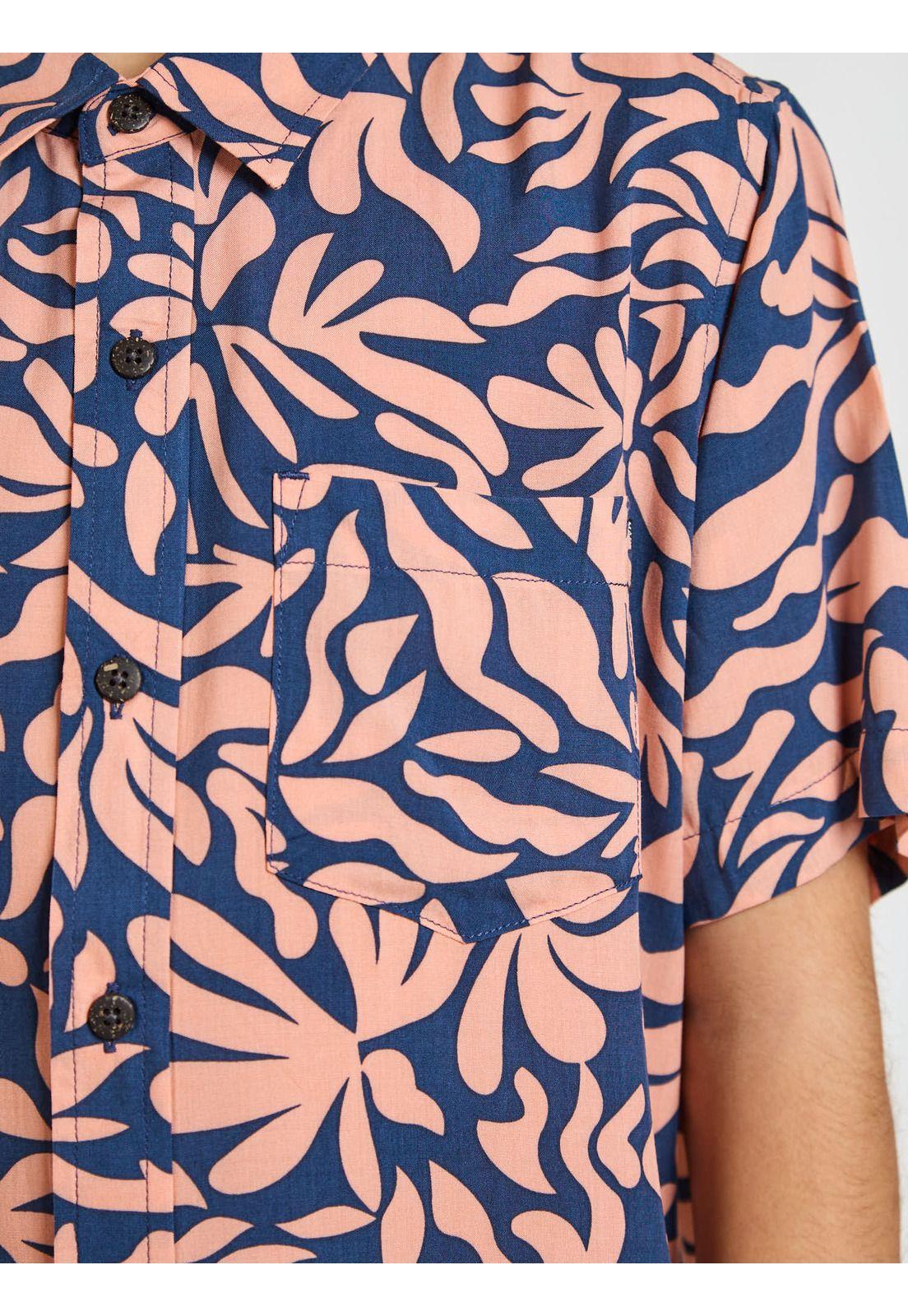 Camisa MC Makoa Multicolor Infantil Maui and Sons-4