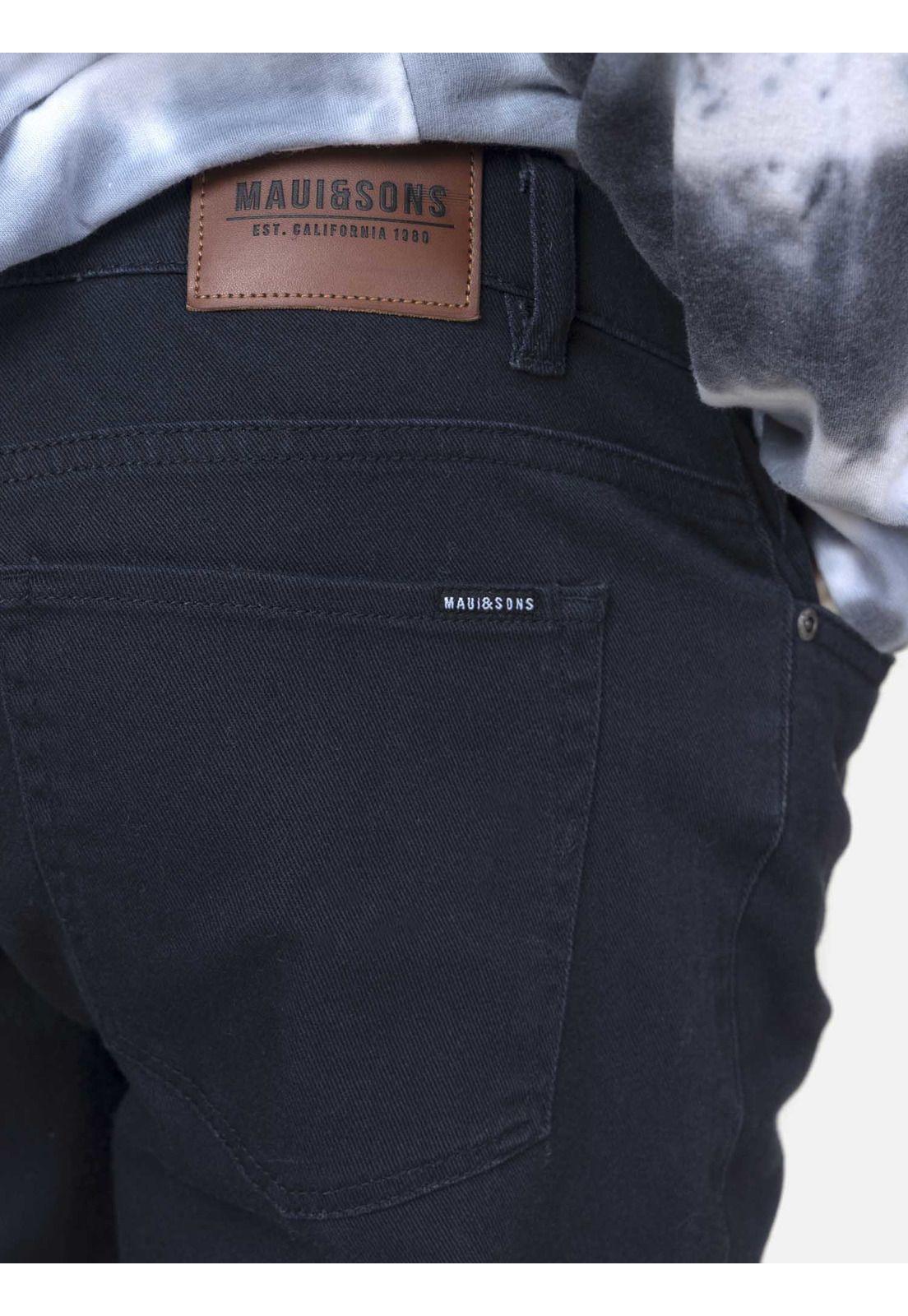 Pantalon Hombre SLIM DARK NAVY Azul Marino Maui and Sons-2