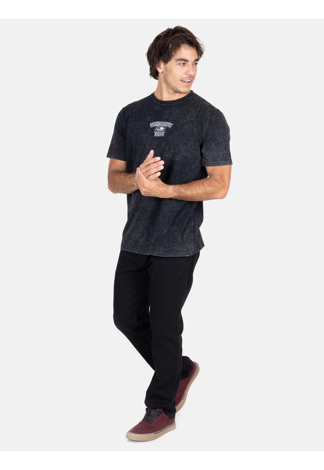 Polera MC Pīkake Negro Hombre Maui And Sons-3