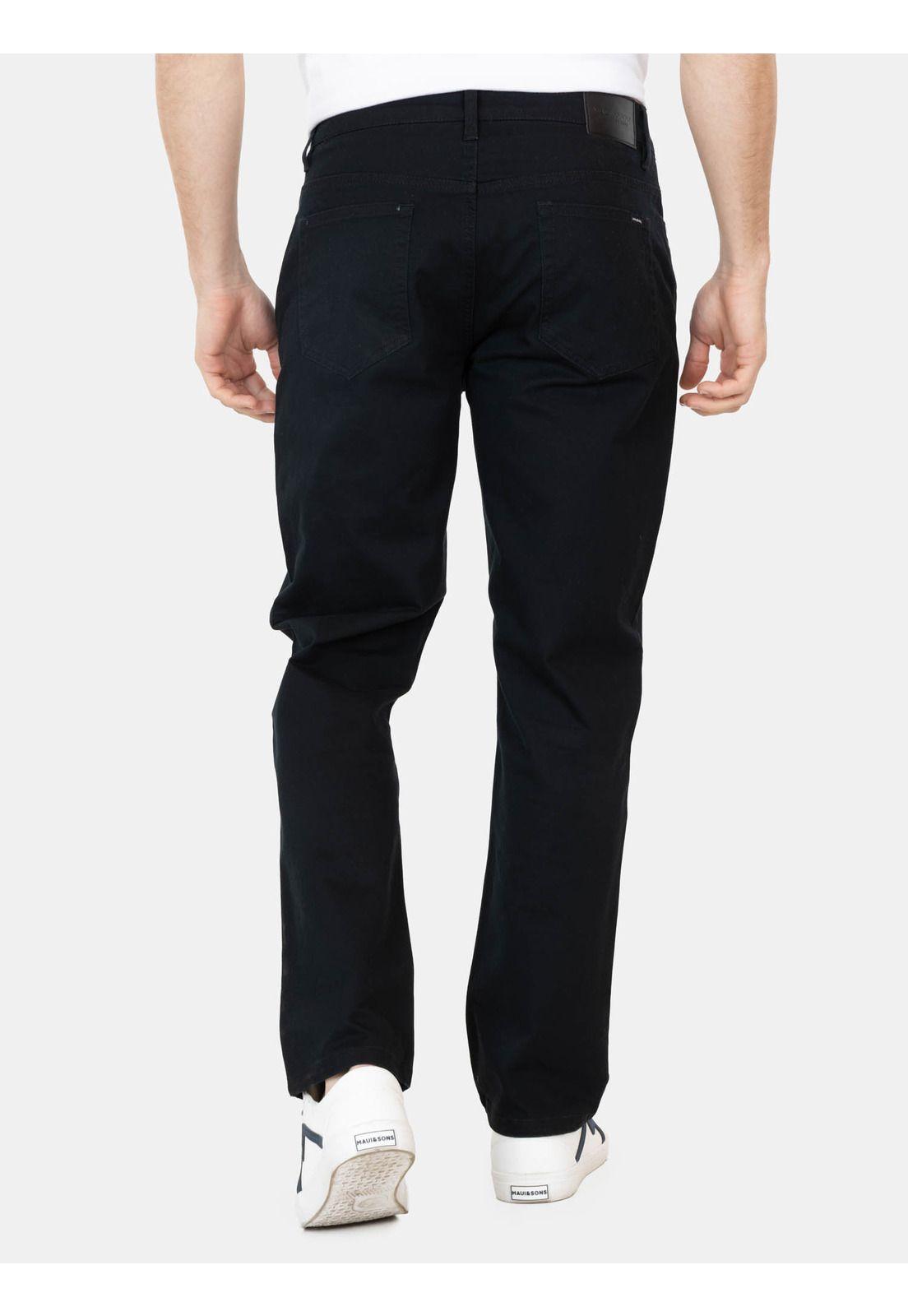Pantalón Kaiyo Negro Hombre Maui And Sons-2