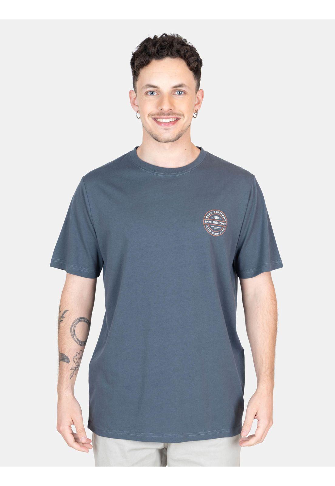 Polera MC Mana Gris  Hombre Maui And Sons-0