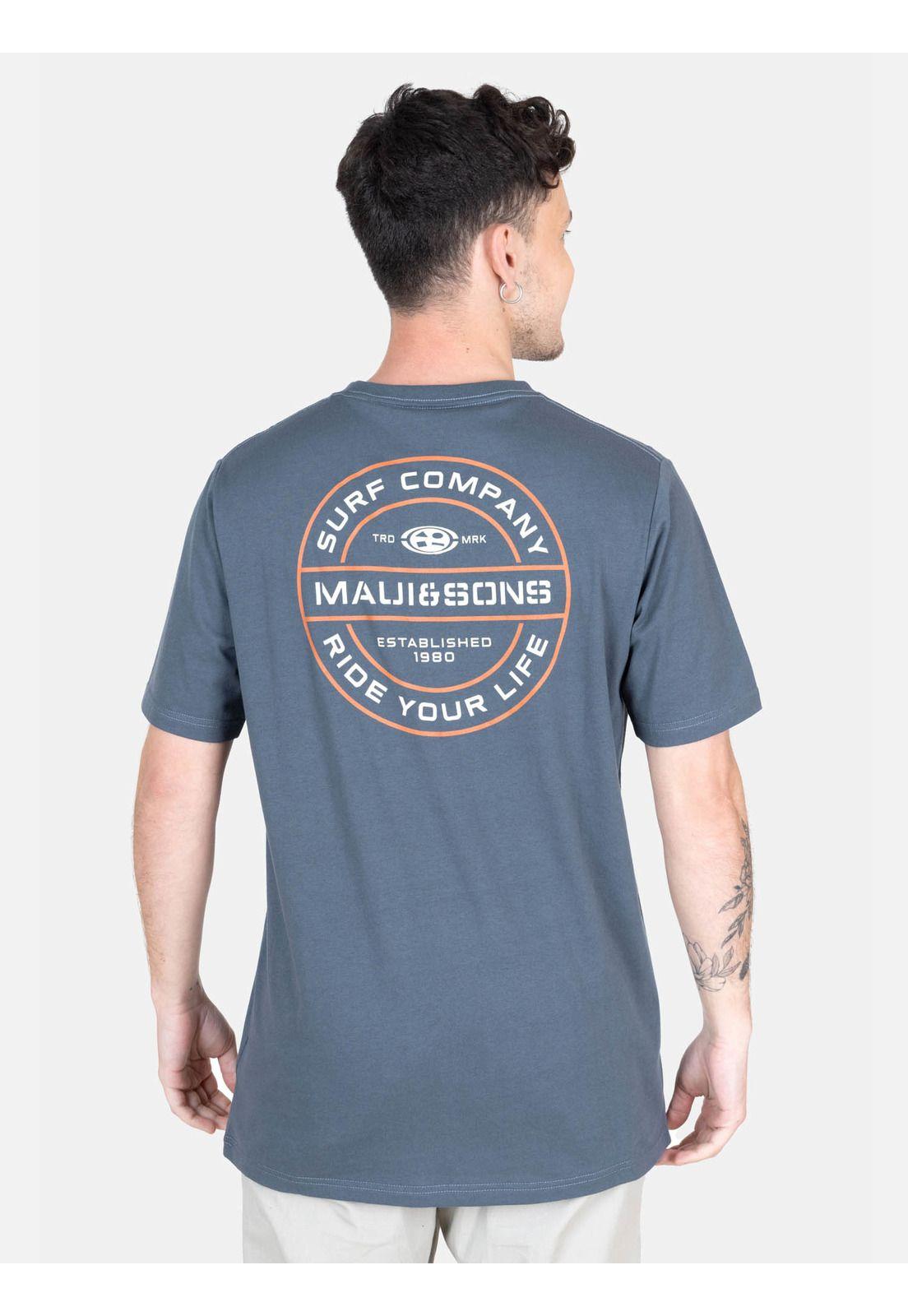 Polera MC Mana Gris  Hombre Maui And Sons-1