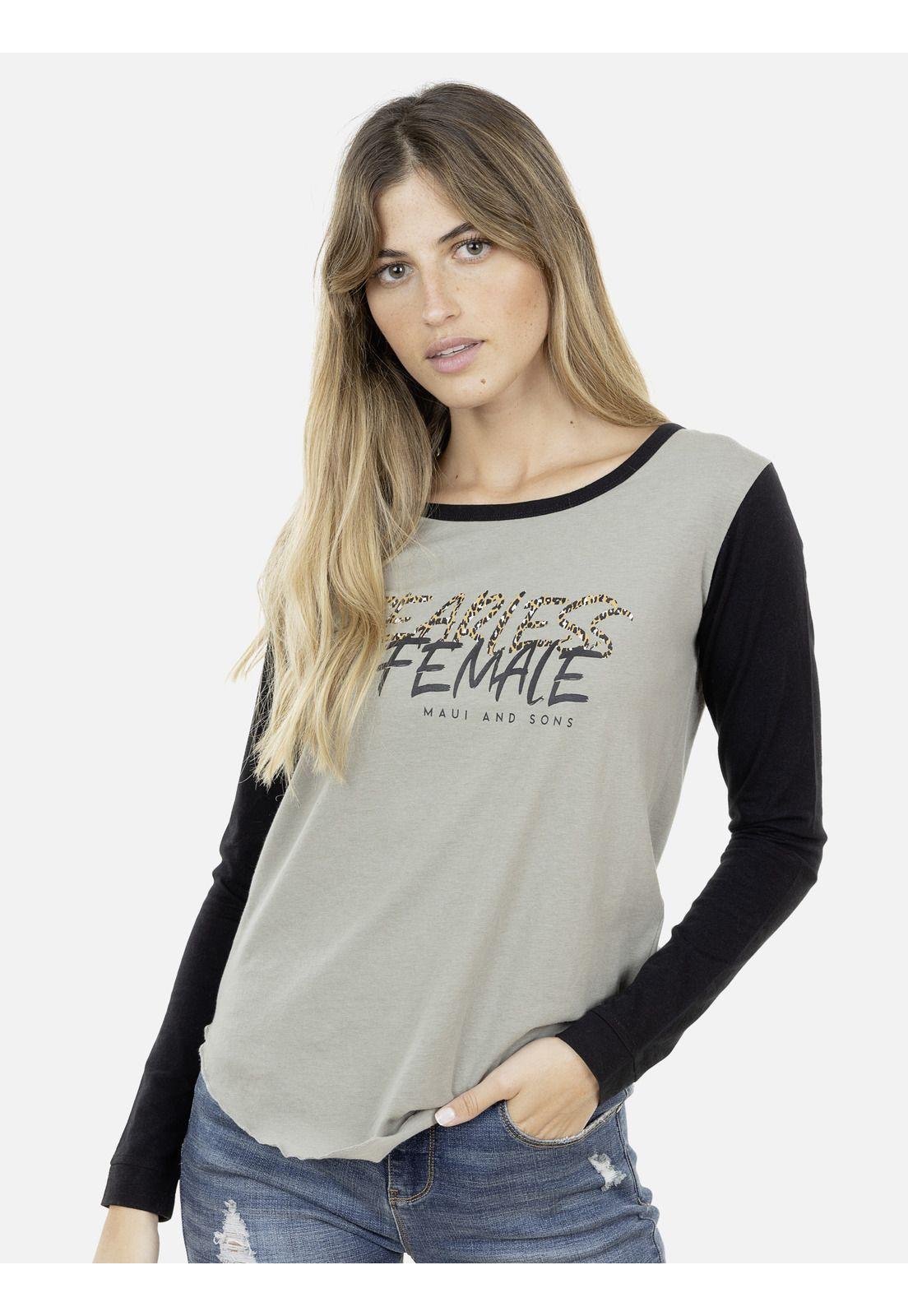 Polera M/L Mujer Maui 5P211-WI21 Verde-0