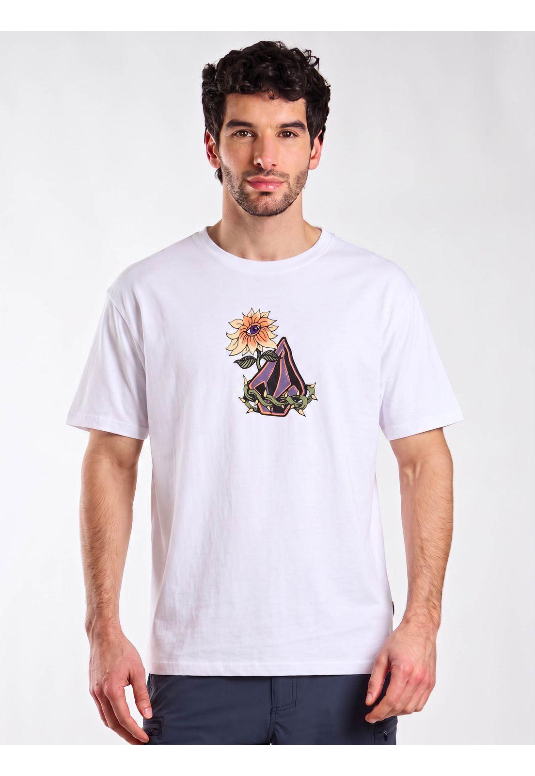Polera Oversize Ca Dreaming Blanco Hombre Volcom-0
