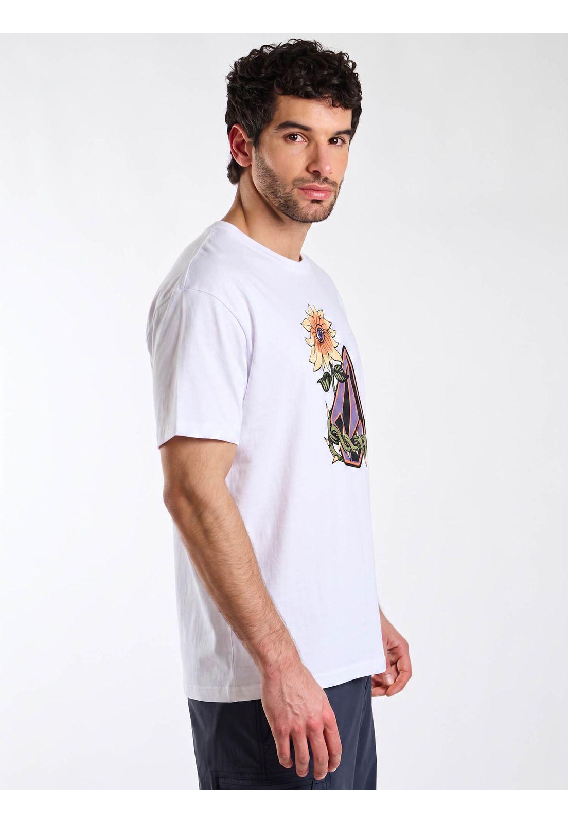 Polera Oversize Ca Dreaming Blanco Hombre Volcom-1