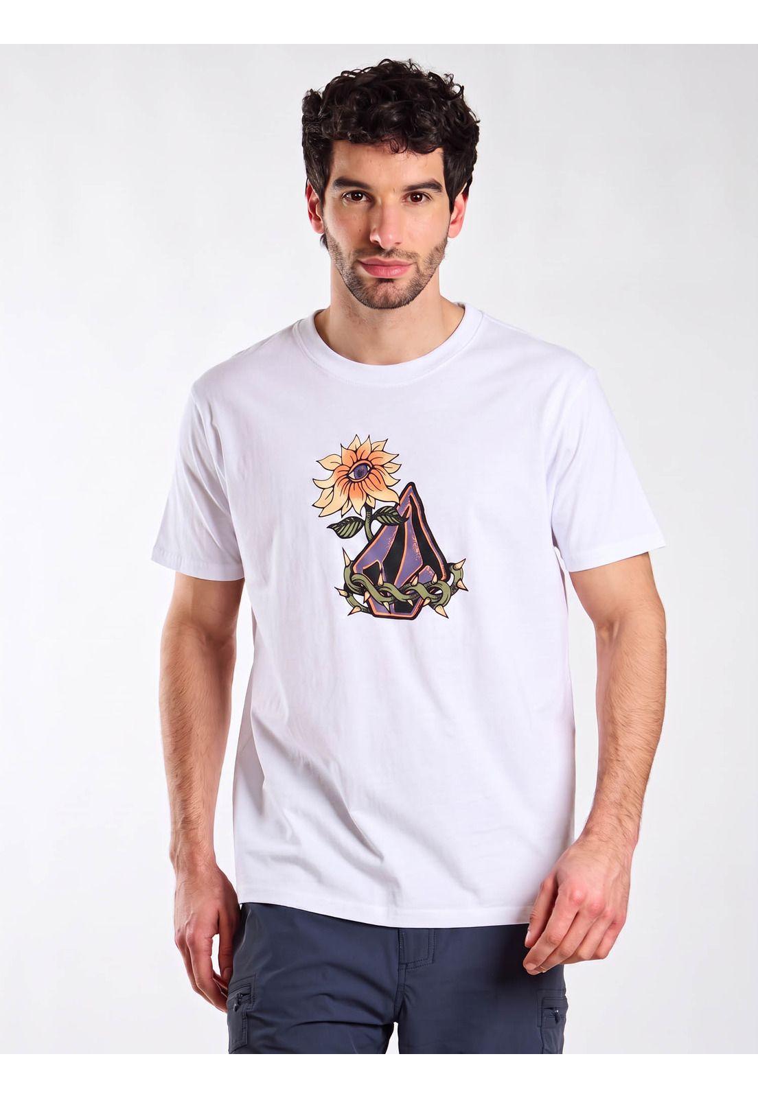 Polera Oversize Ca Dreaming Blanco Hombre Volcom-3