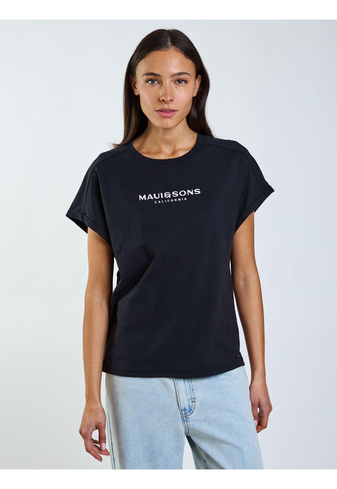 Polera MC Tera Negro Mujer Maui and Sons-0