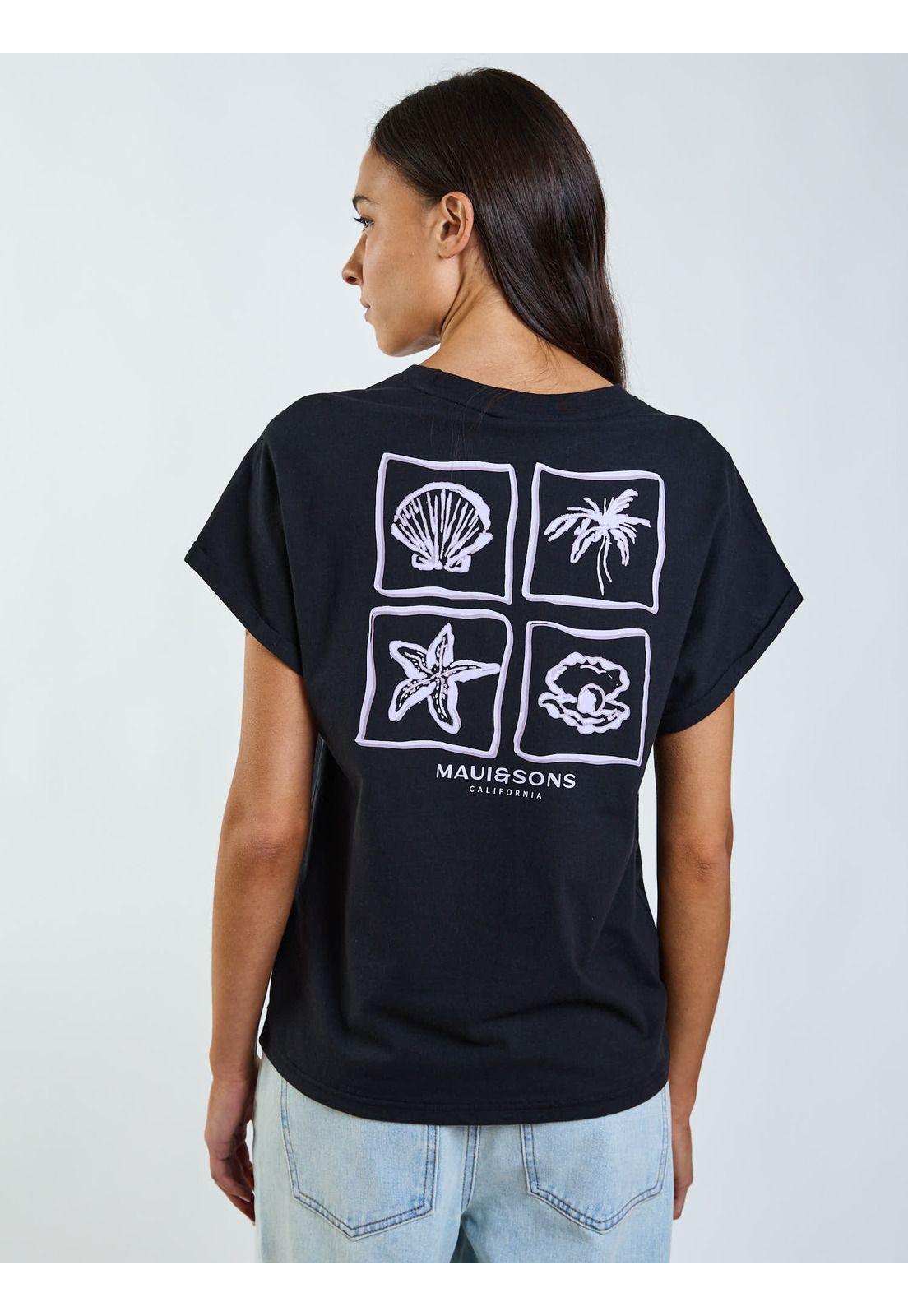 Polera MC Tera Negro Mujer Maui and Sons-1