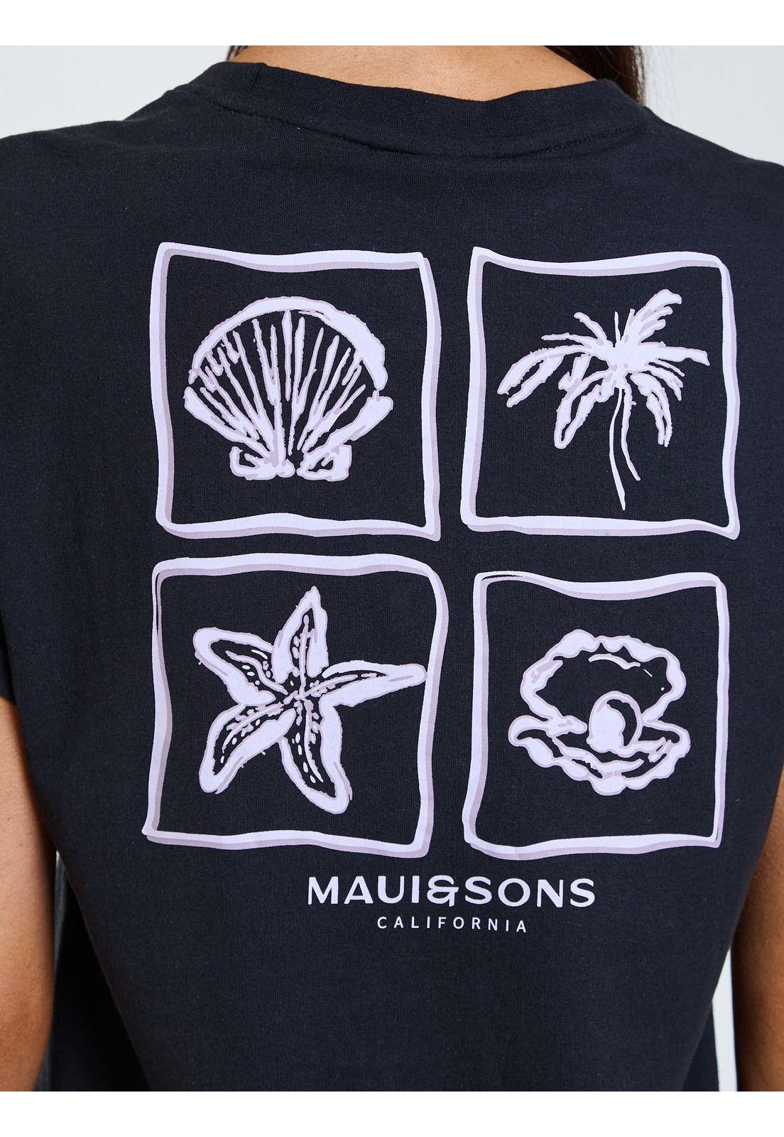 Polera MC Tera Negro Mujer Maui and Sons-3