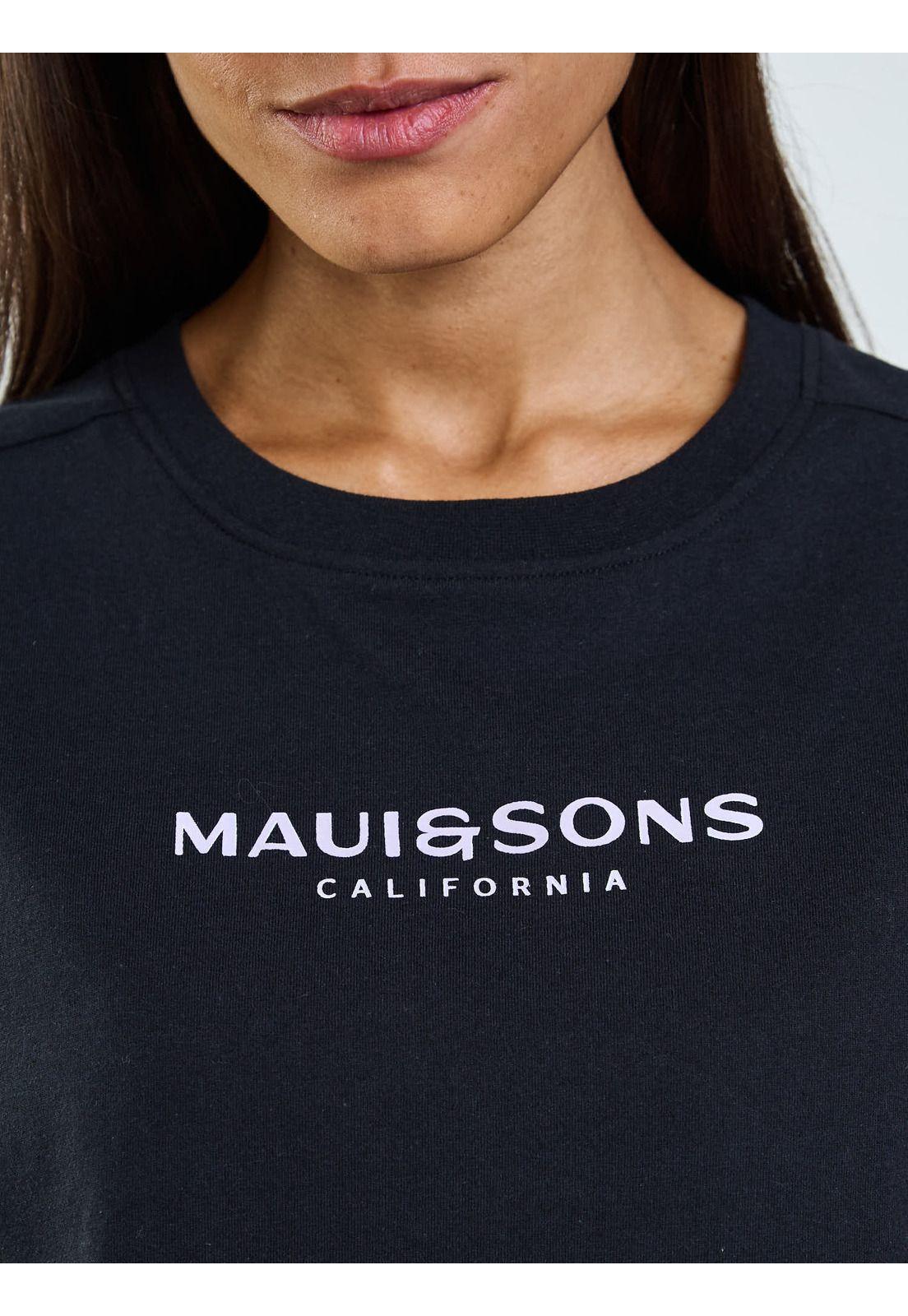 Polera MC Tera Negro Mujer Maui and Sons-5