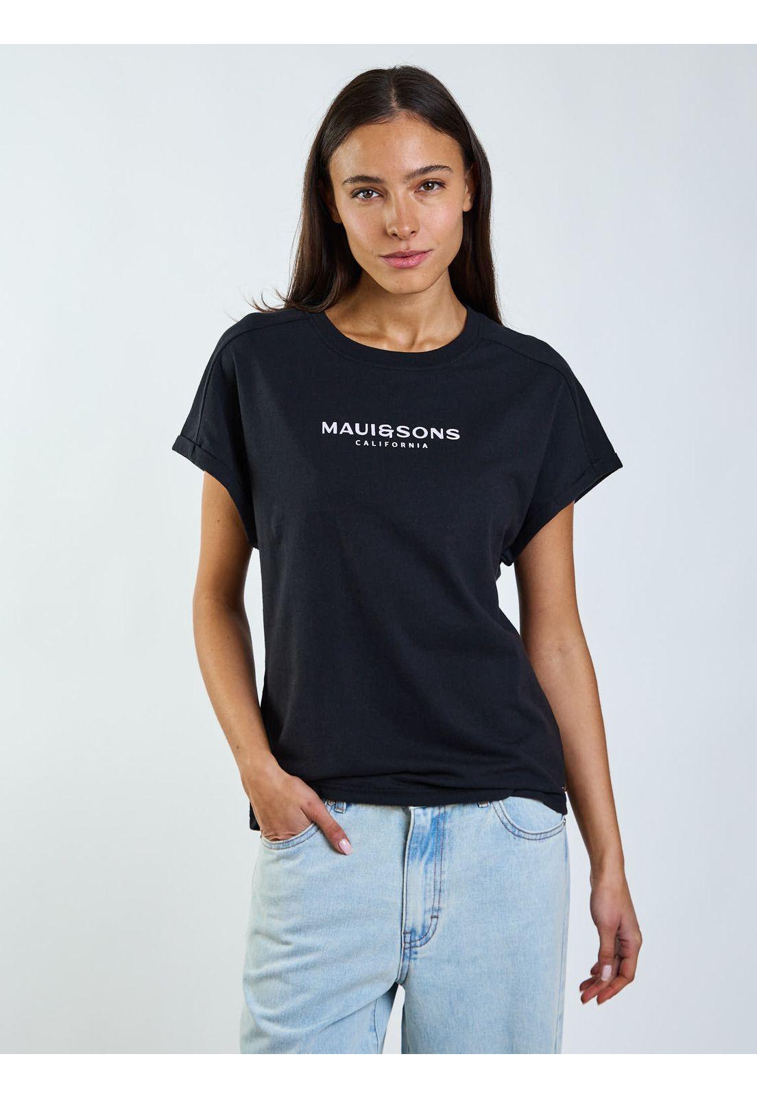 Polera MC Tera Negro Mujer Maui and Sons-6