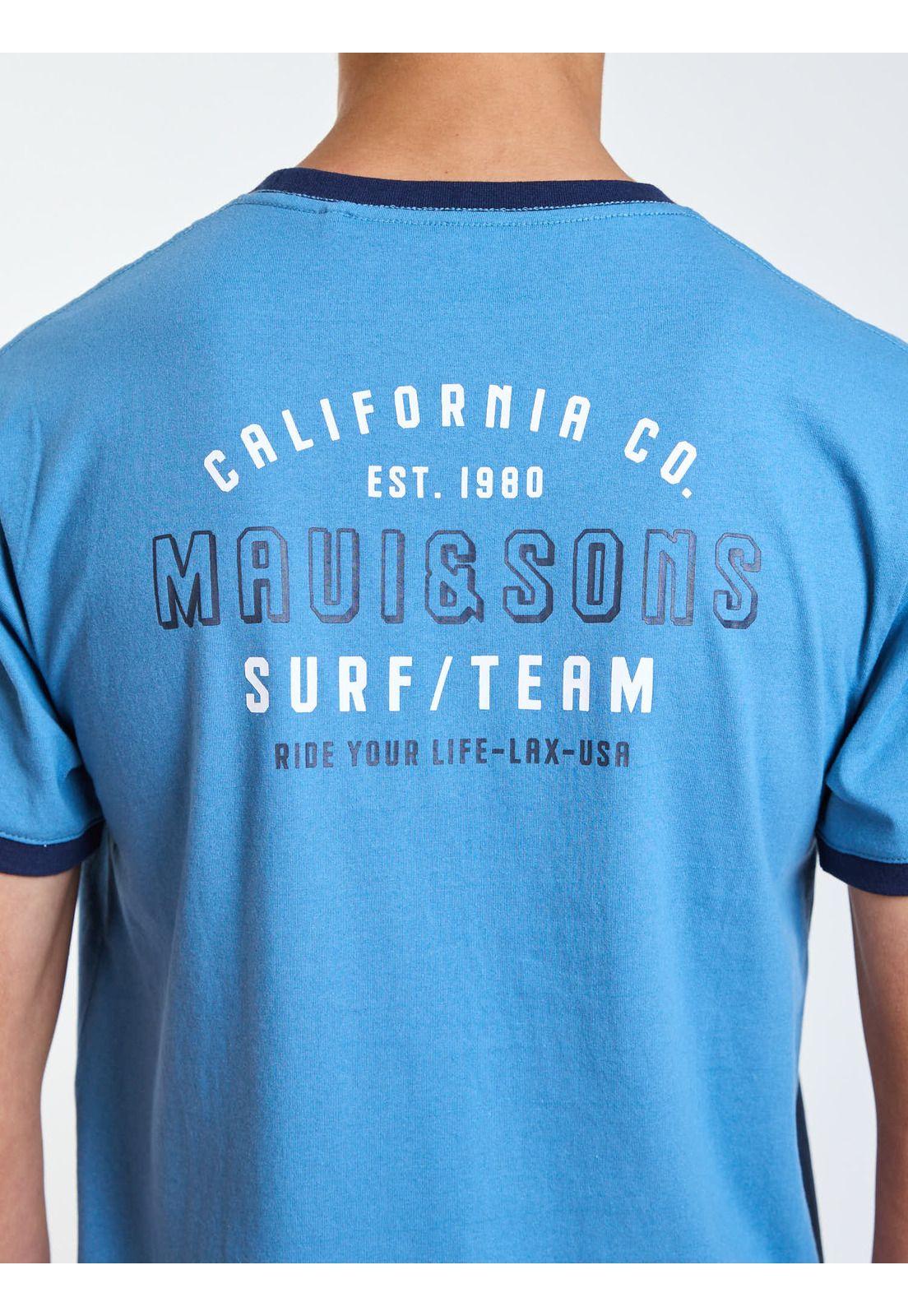 Polera MC Radical Celeste Infantil Maui and Sons-3