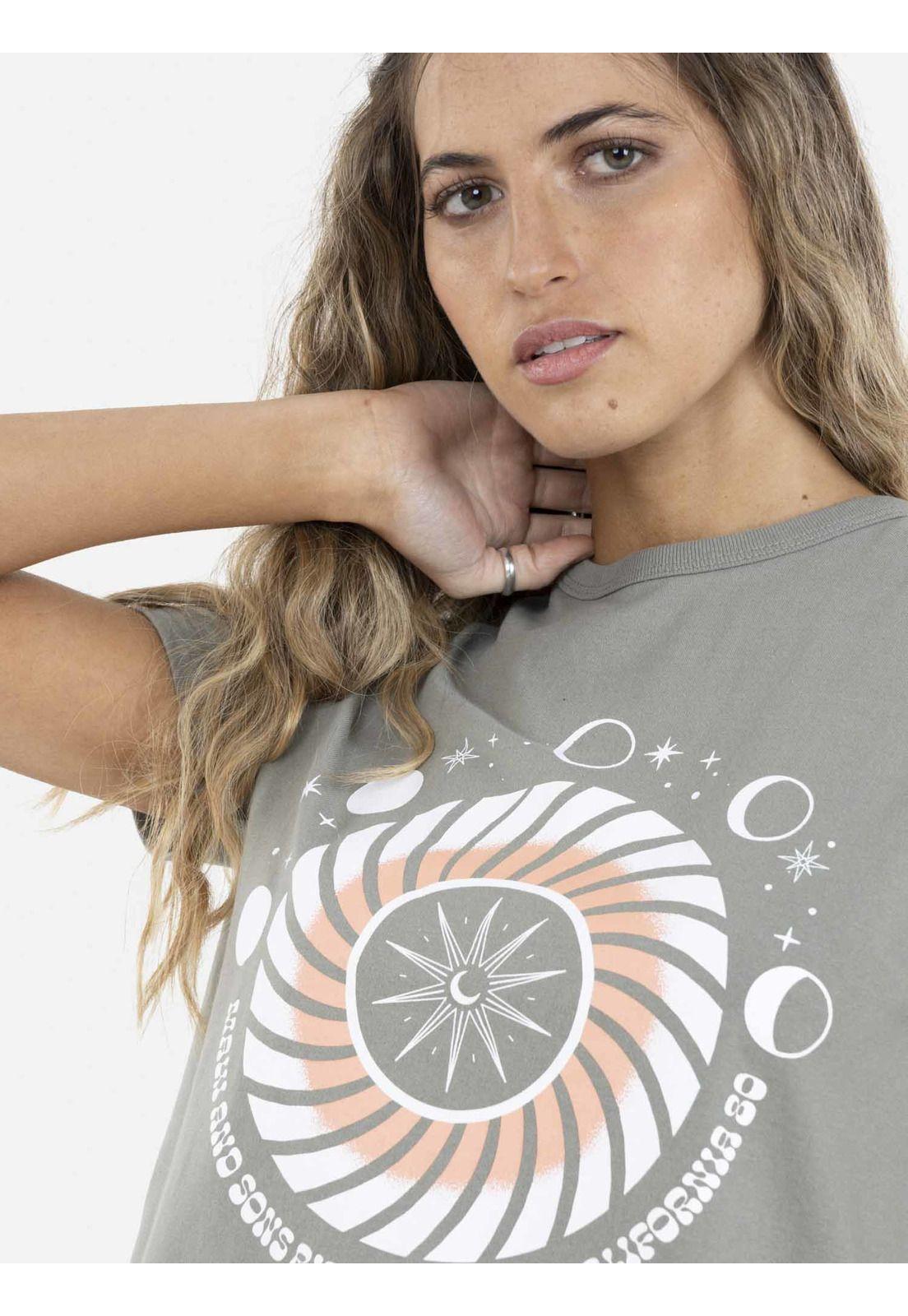 Polera MOON CYCLE Mujer Verde Maui and Sons-2
