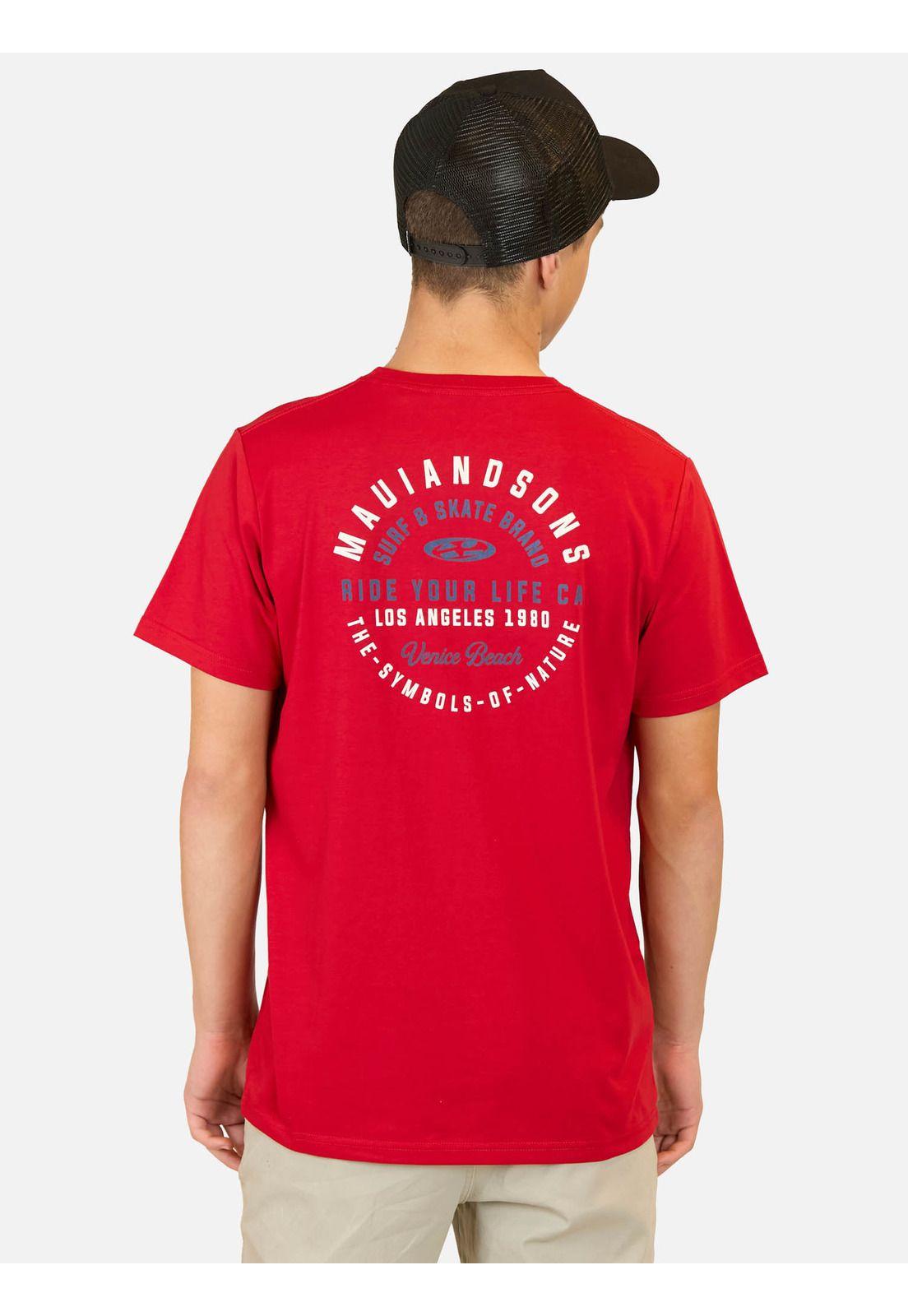 Pack Polera Jockey Infinite Rojo Infantil Maui And Sons-1