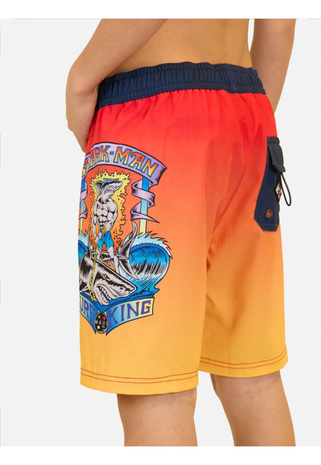 Traje De Baño Palm Multicolor Niño Maui And Sons-2