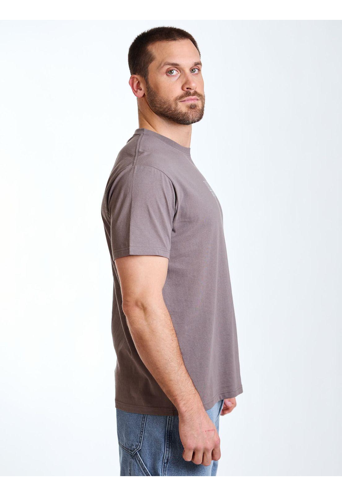 Polera MC Grid Café Hombre Maui and Sons-2