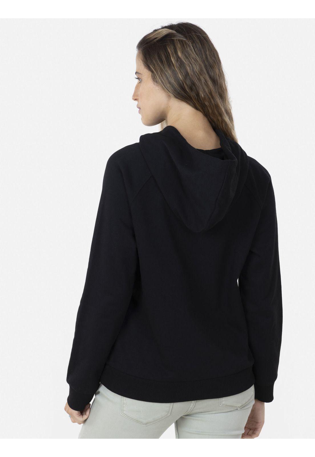 Poleron TIGER SONS HOODIE Mujer Negro Maui and Sons-1