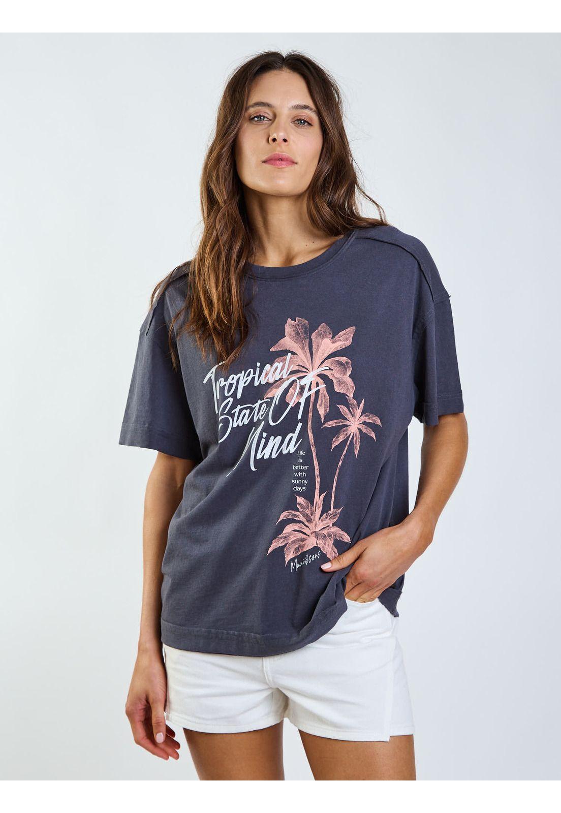 Polera MC Lira Gris Mujer Maui and Sons-5