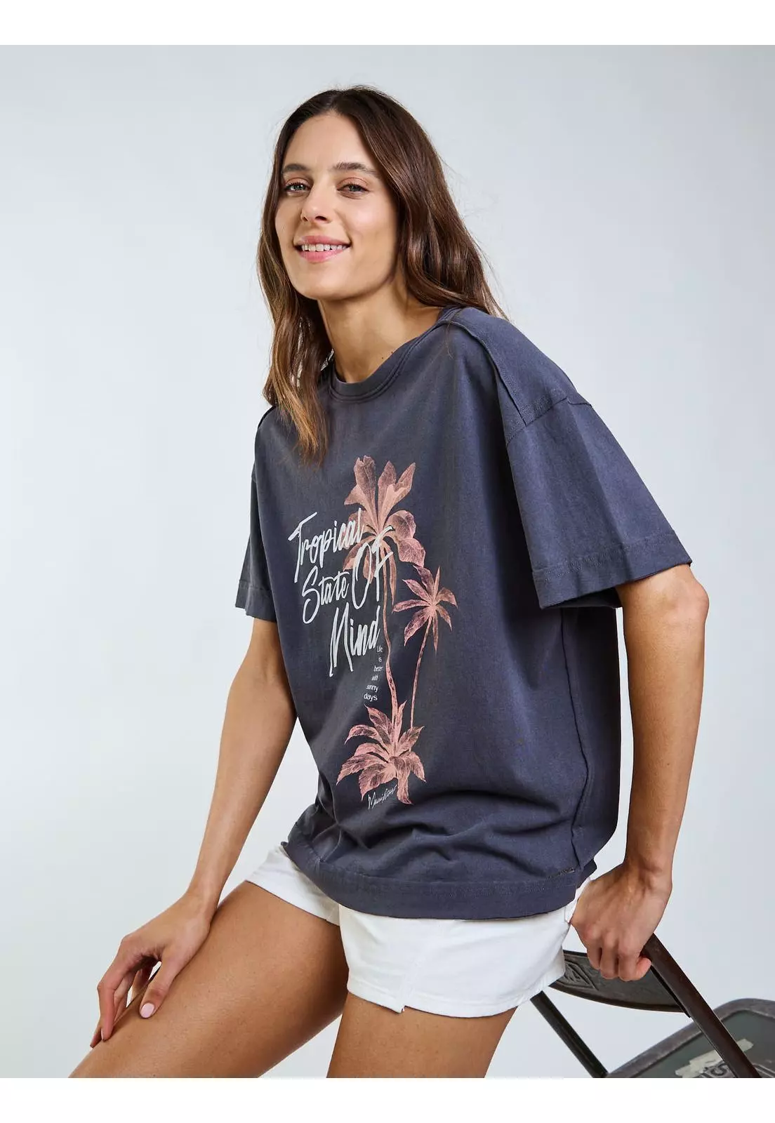 Polera MC Lira Gris Mujer Maui and Sons-6