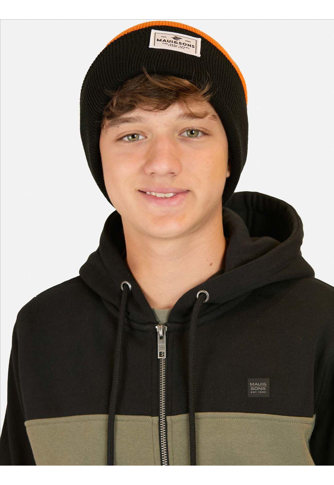 Poleron FZ Rebel Negro Infantil Maui And Sons-2