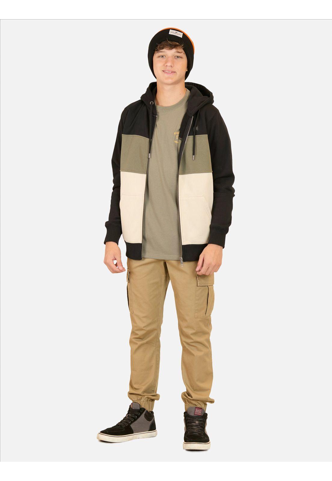 Poleron FZ Rebel Negro Infantil Maui And Sons-3