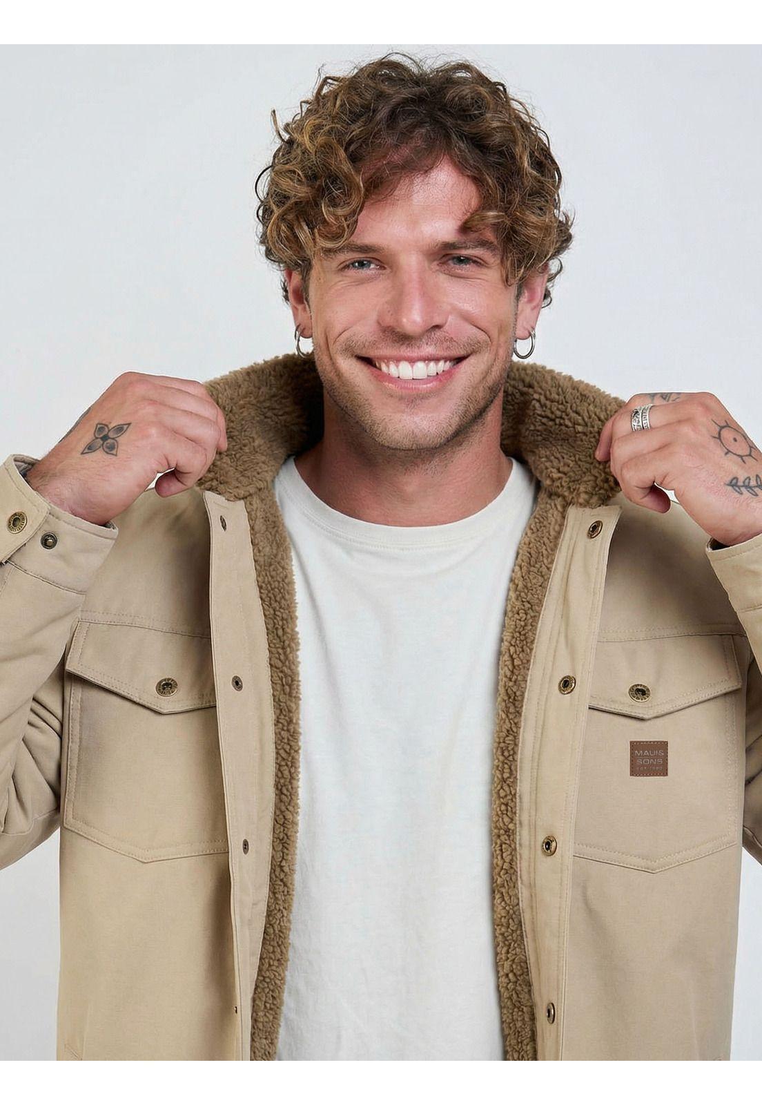 Chaqueta Wavo Beige Hombre Maui And Sons-3