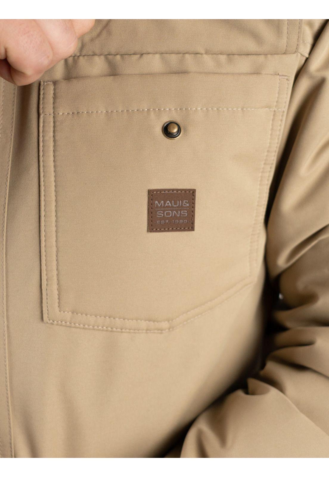 Chaqueta Wavo Beige Hombre Maui And Sons-6
