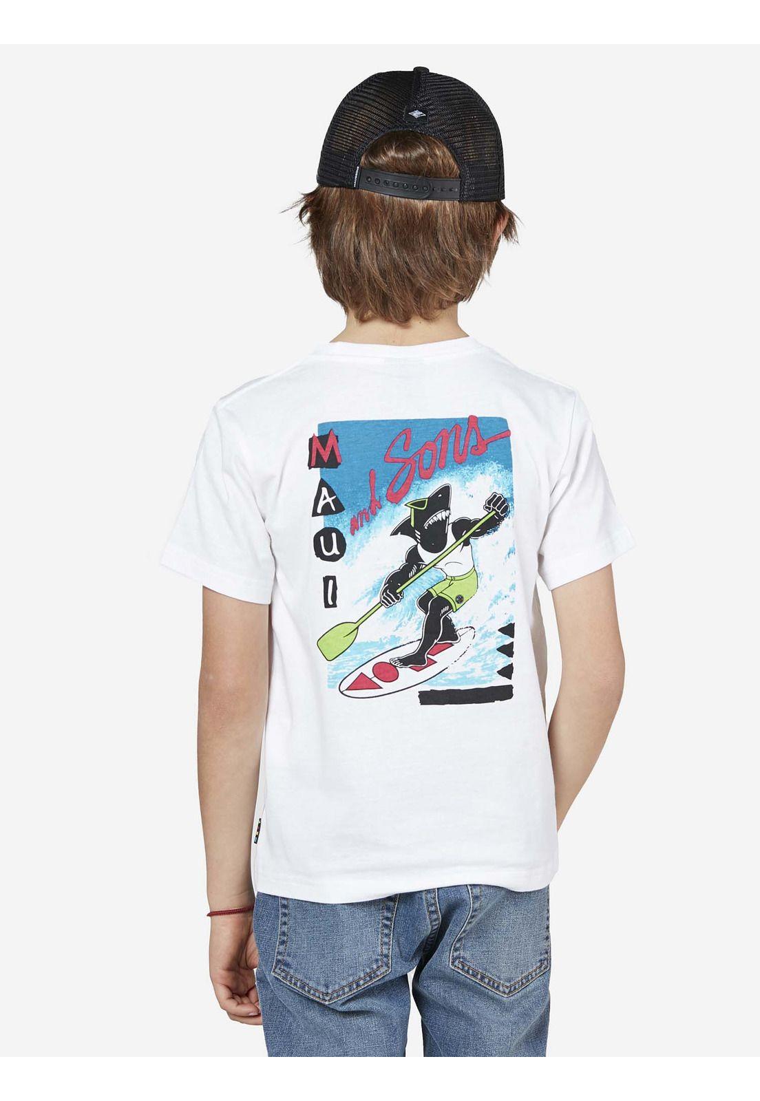 Polera Niño Blanco 5P413-KV22 Maui and Sons-1