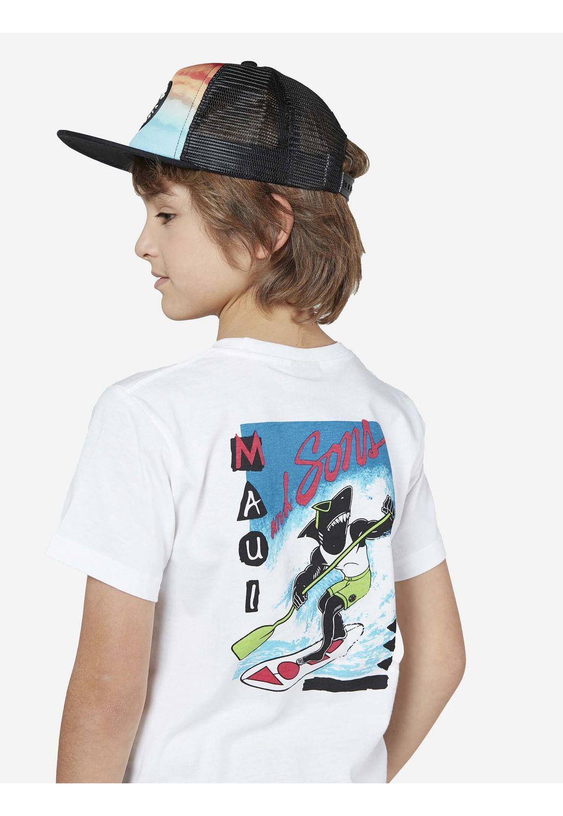 Polera Niño Blanco 5P413-KV22 Maui and Sons-2