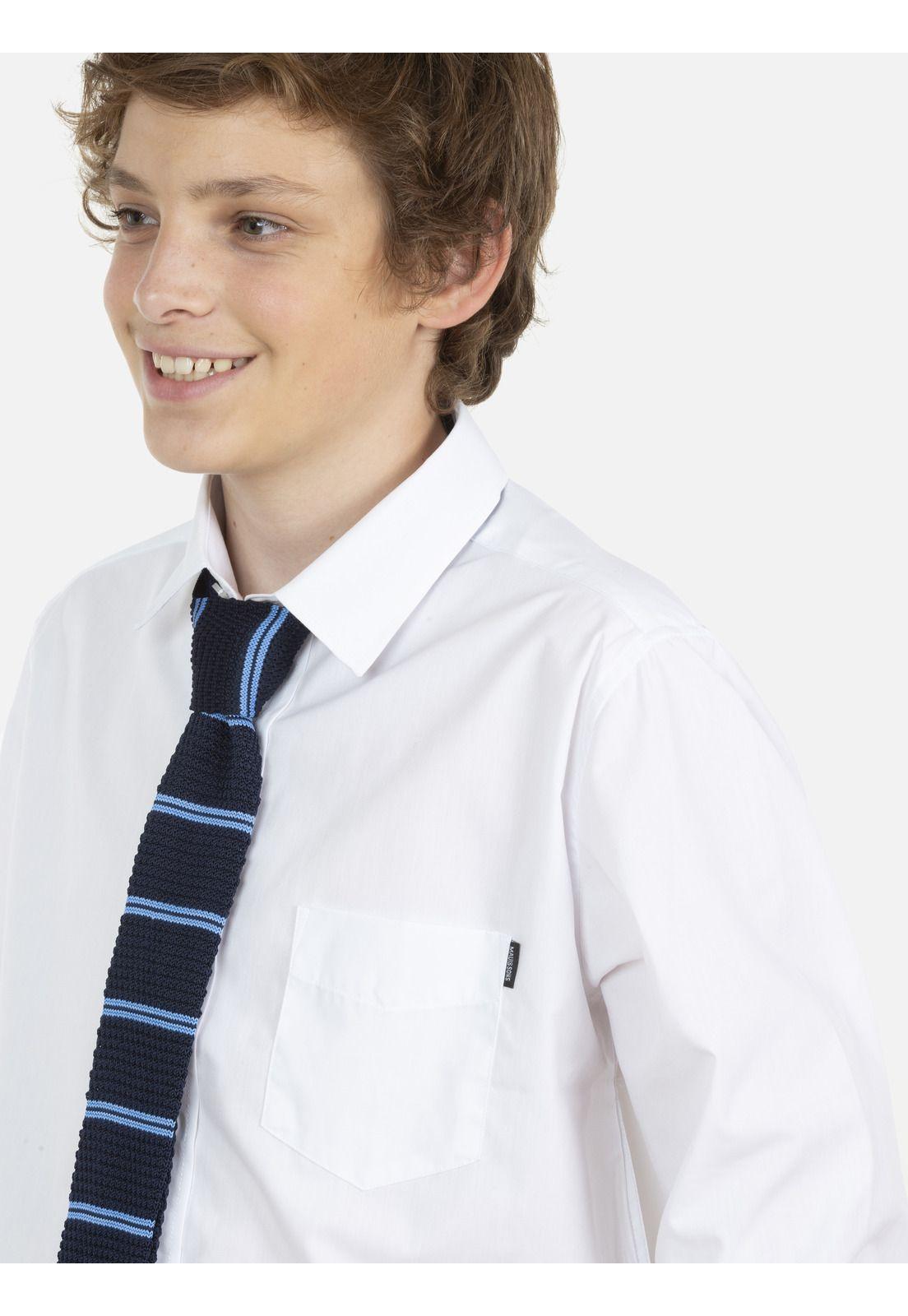 Camisa Juvenil Escolar 5C105-MC16 Blanco Maui and Sons-2