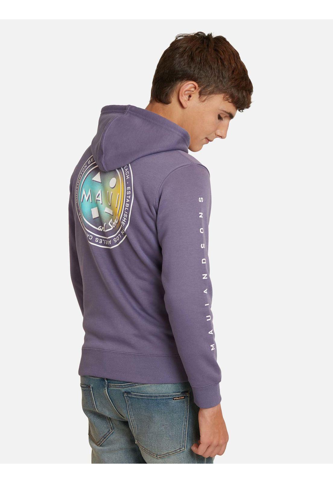 Poleron Vintage Gradient Morado Infantil Maui And Sons-1