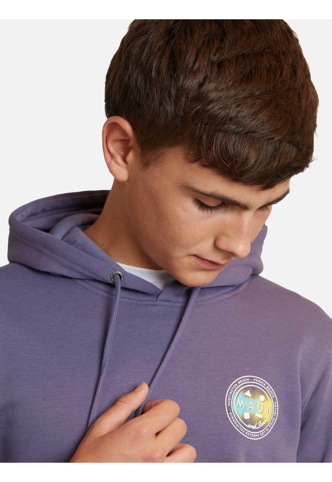 Poleron Vintage Gradient Morado Infantil Maui And Sons-2