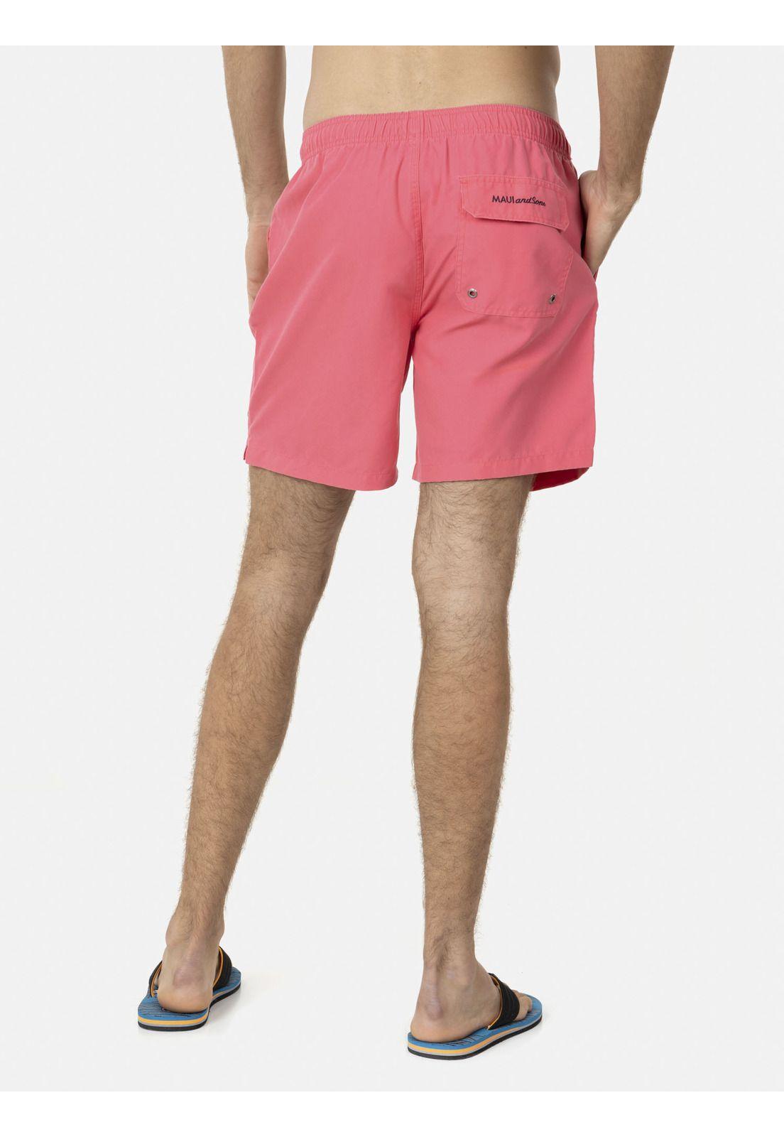 Traje de Baño Hombre 5T1729 Rojo Maui and Sons-1