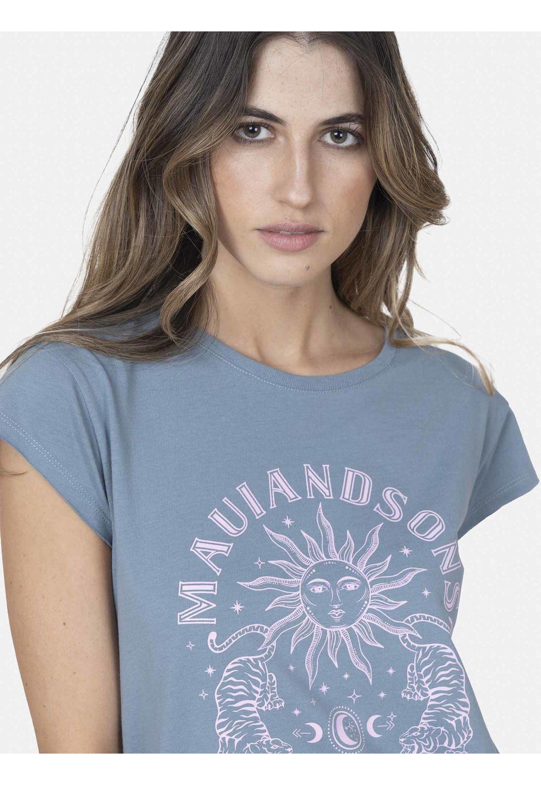 Polera Mujer TWINS TIGER Denim Maui and Sons-2