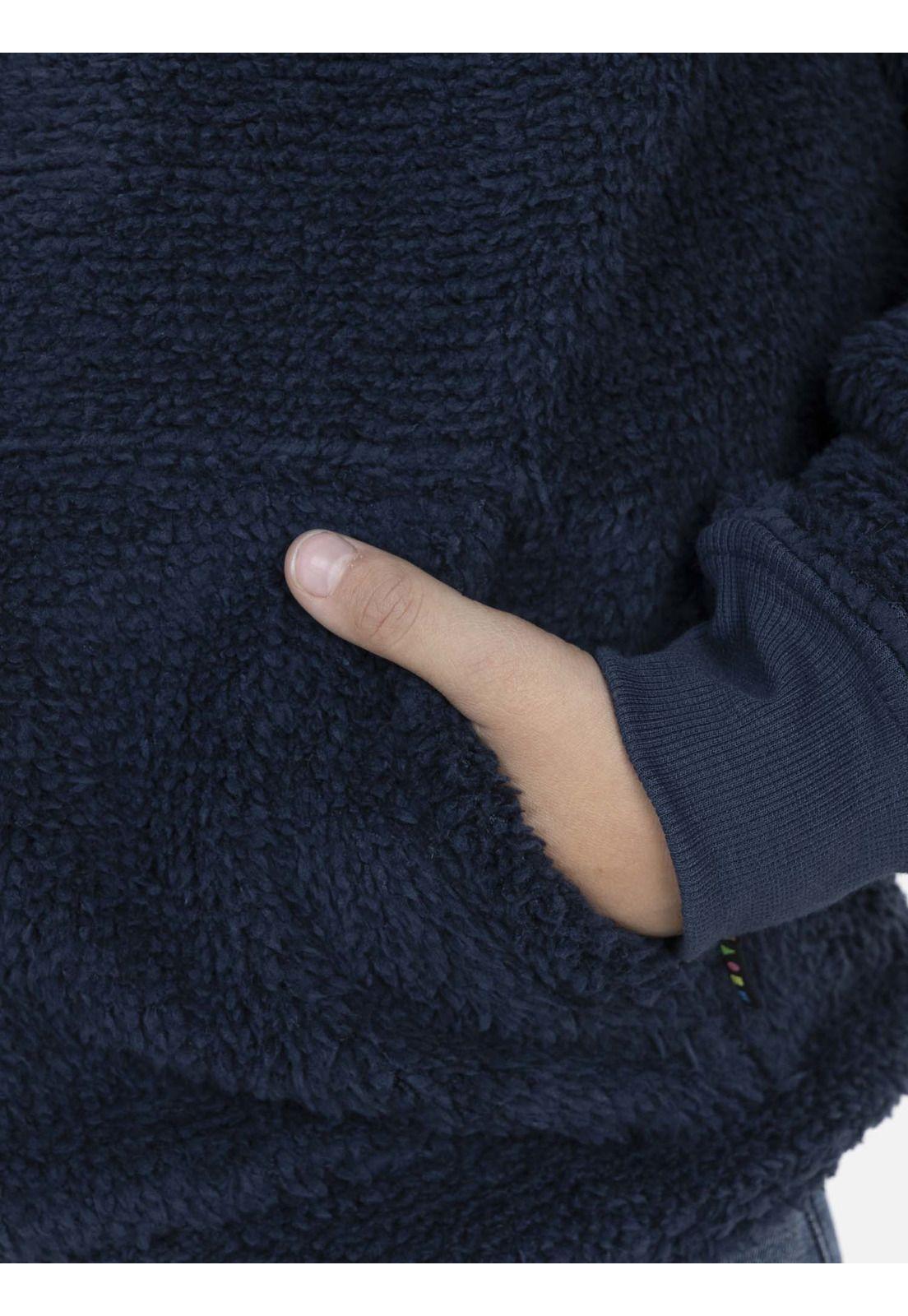 Poleron CLASSIC HUPA Niño Azul Maui and Sons-4