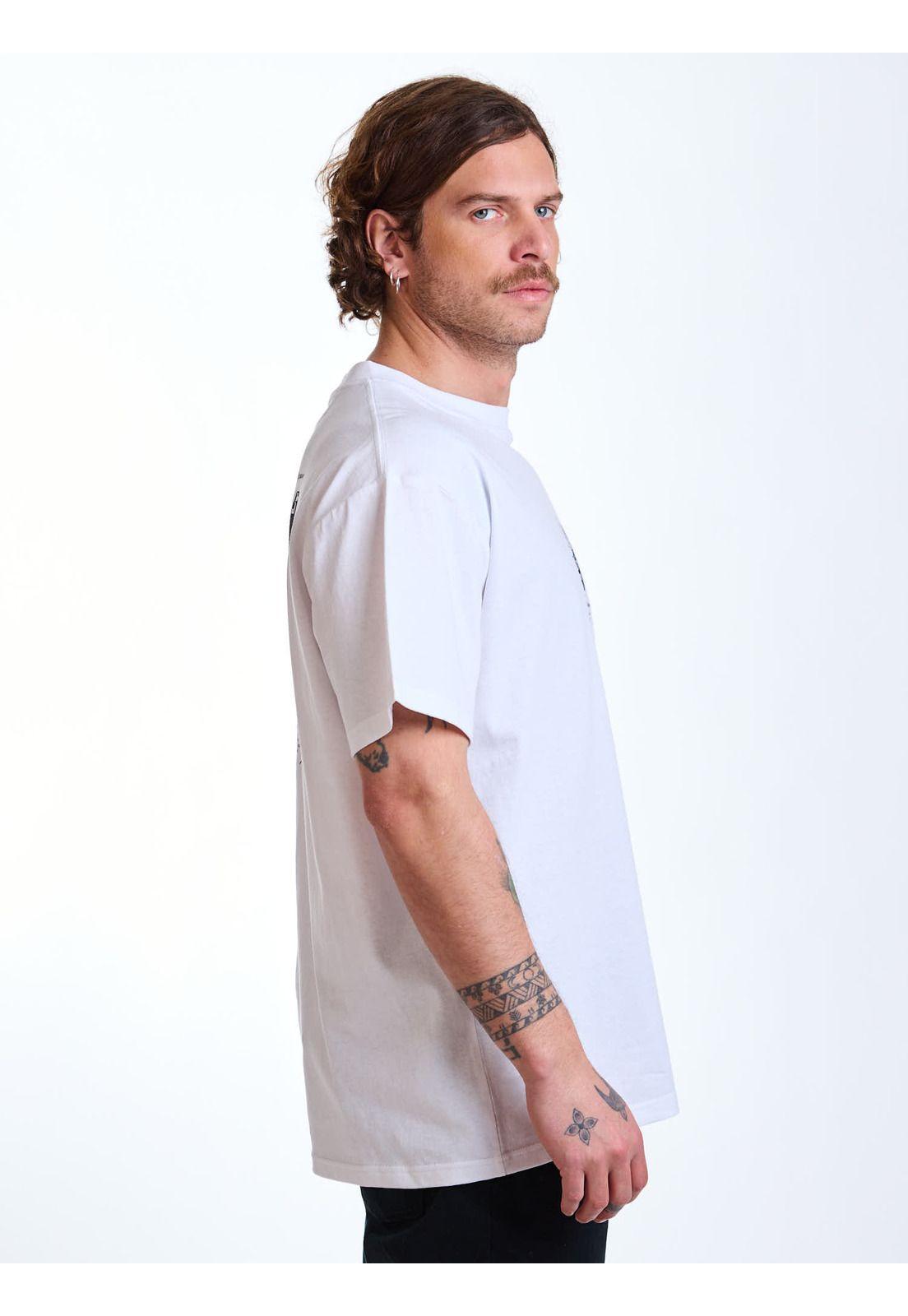 Polera MC Oversize Wild Blanco Hombre Maui and Sons-2
