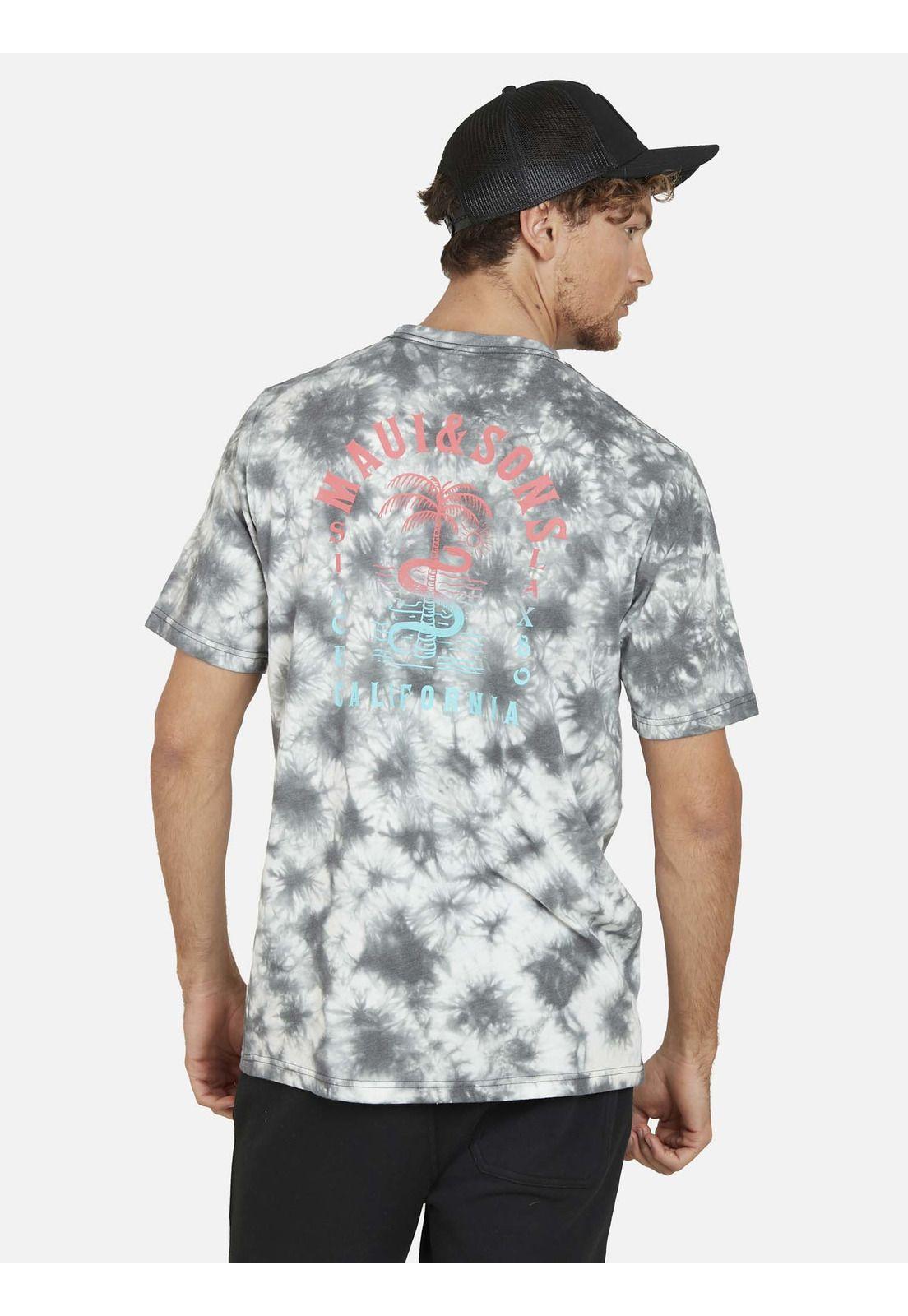 Polera MAUI SEAL TIE DYE Hombre Multicolor Maui and Sons-1