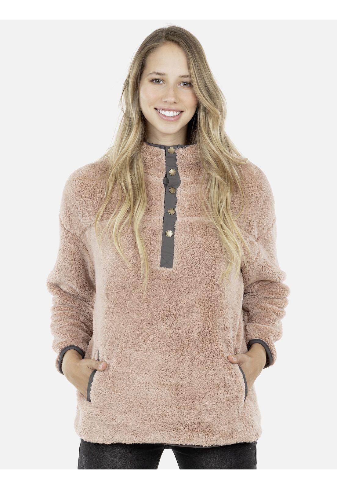 Poleron Mujer 5O374-WI21 Rosado Maui and Sons-0