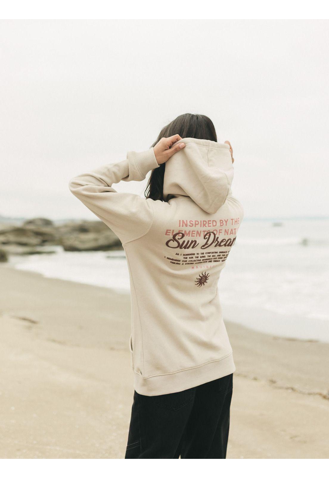 Poleron FZ Bora Bora Beige Mujer Maui And Sons-2