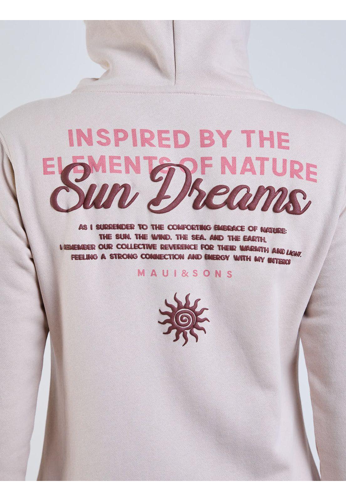 Poleron FZ Bora Bora Beige Mujer Maui And Sons-6