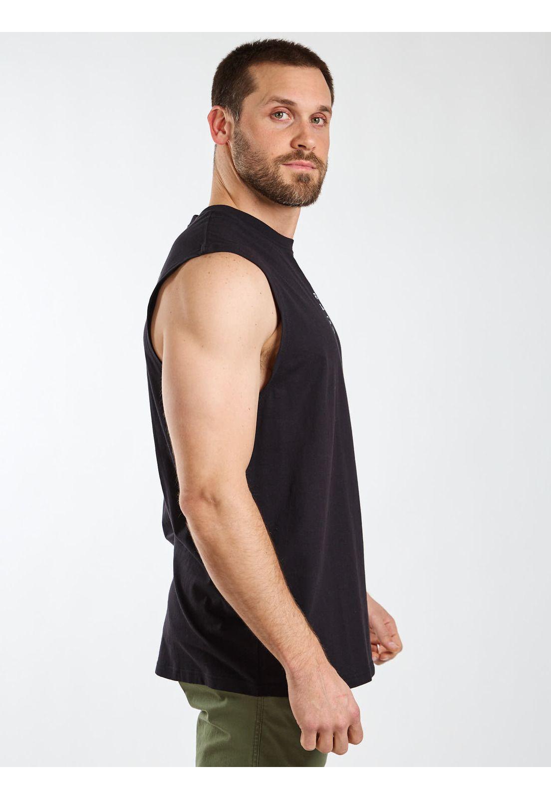 Polera SM Horizon Negro Hombre Rusty-3