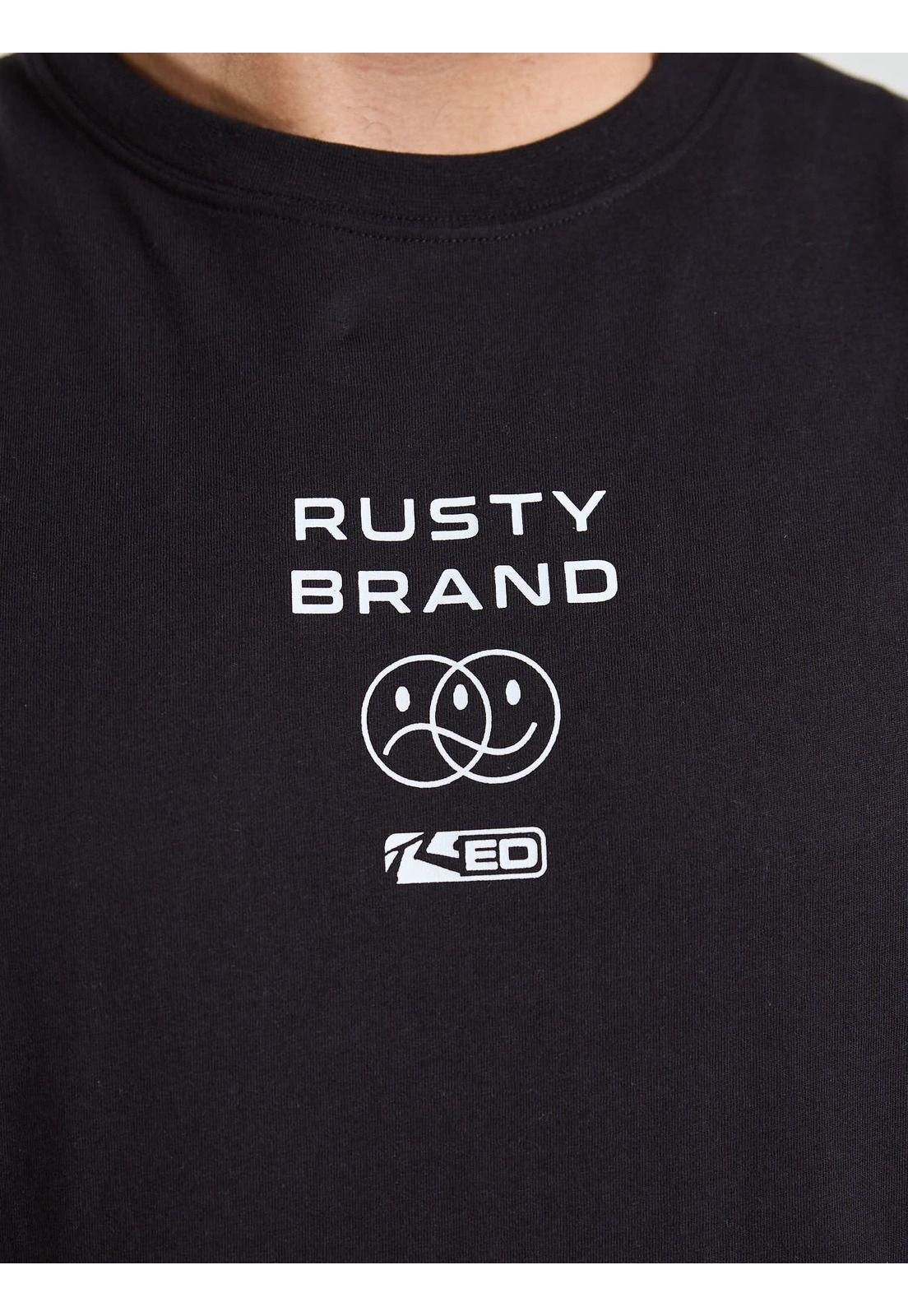 Polera SM Horizon Negro Hombre Rusty-6