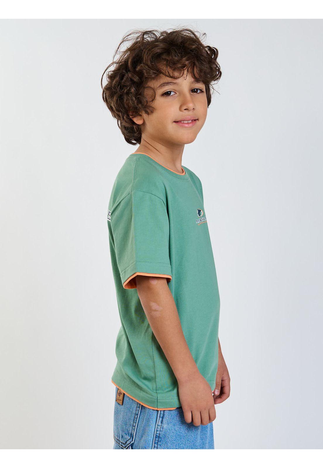 Polera MC Nalu Verde Infantil Maui and Sons-2