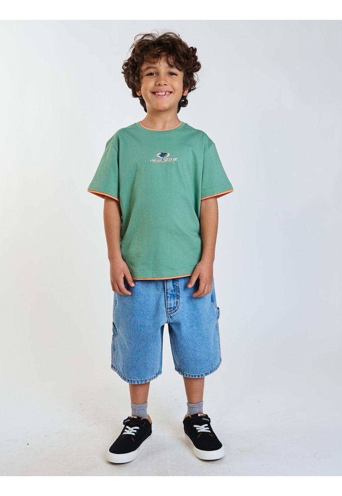Polera MC Nalu Verde Infantil Maui and Sons-6