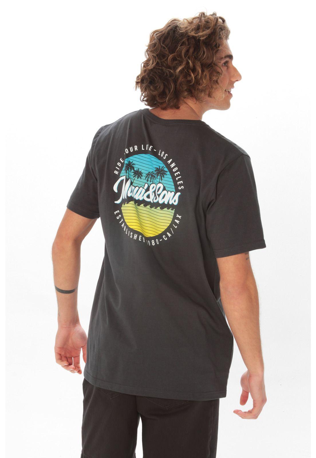 Polera M/C Basica Hombre 5P459-MV21 Gris-1