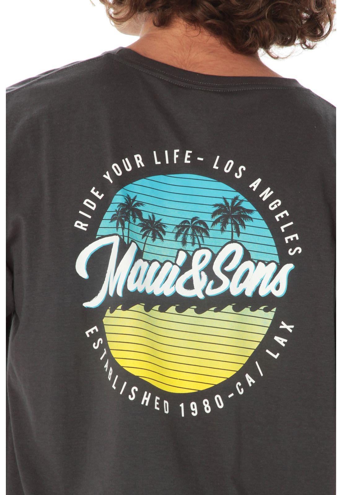 Polera M/C Basica Hombre 5P459-MV21 Gris-2