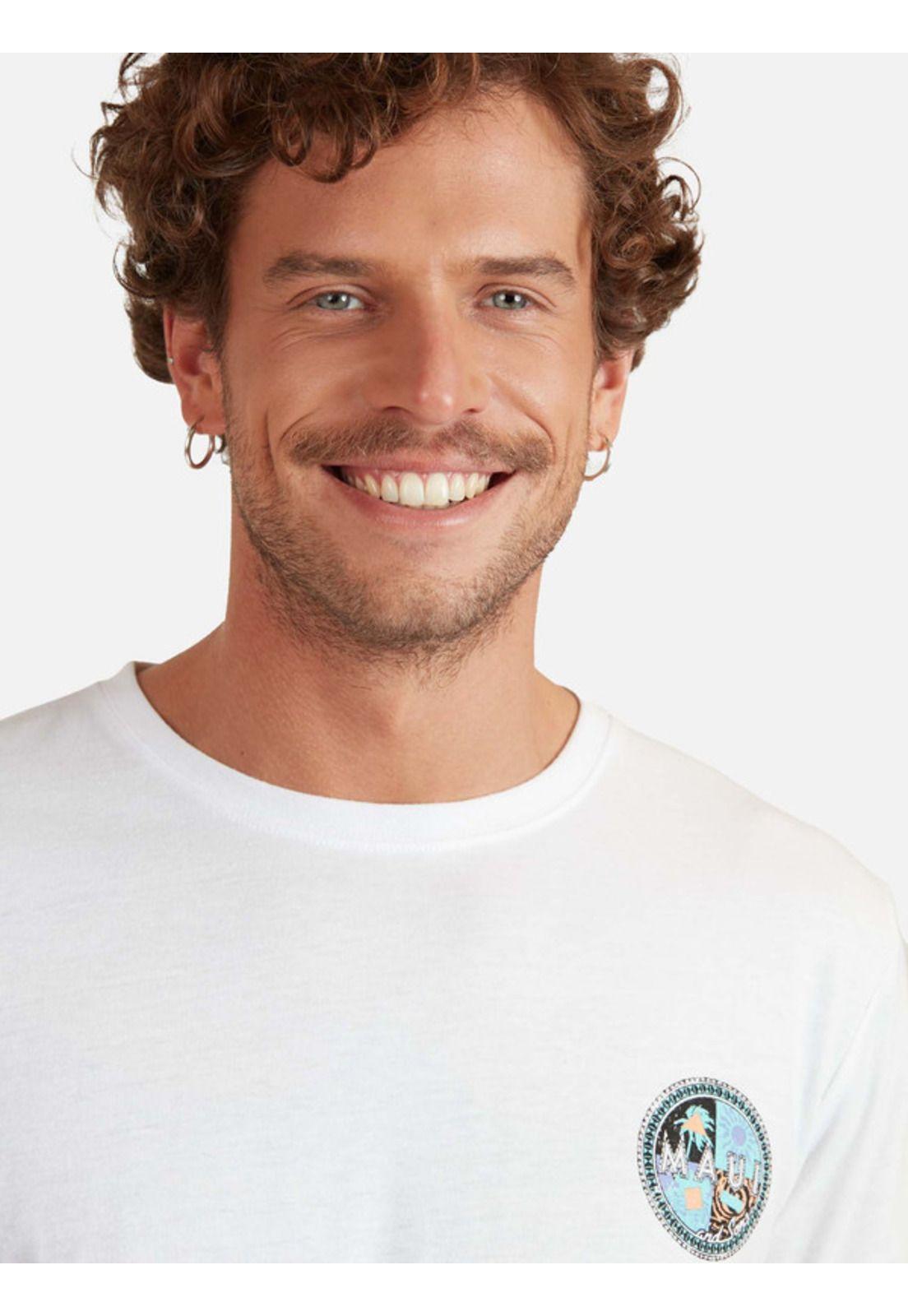 Polera Cookie 4 Wordl Ss Tee Hombre Blanco Maui And Sons-2