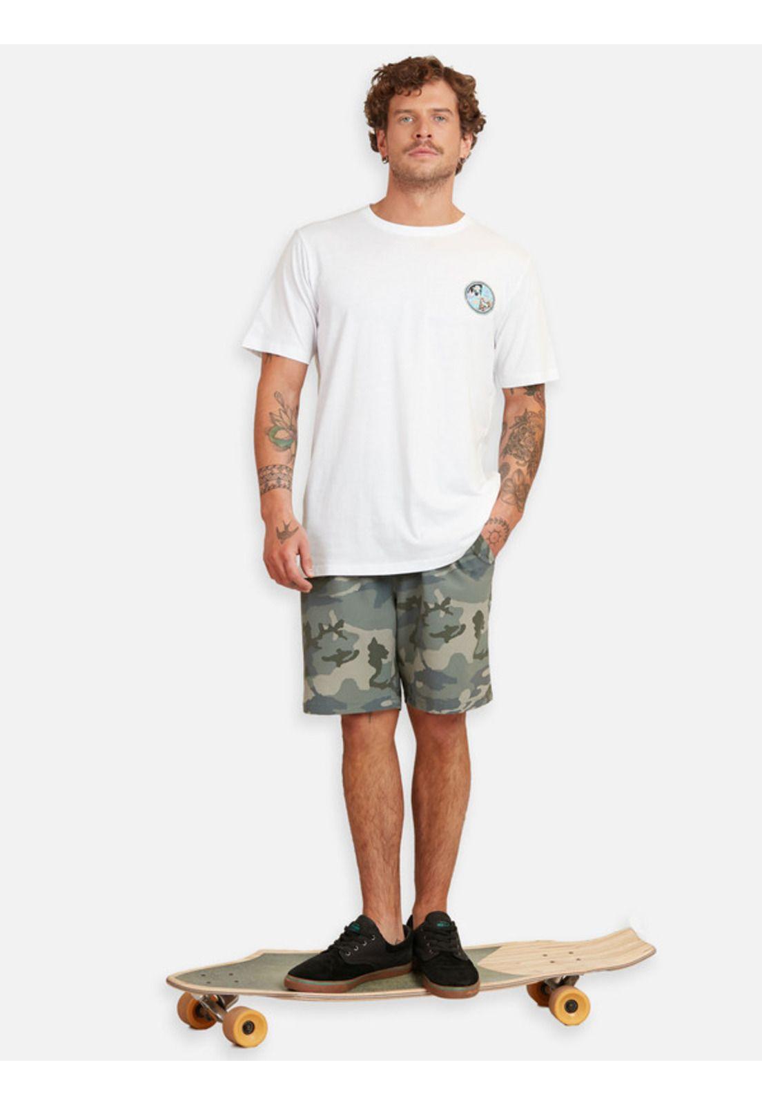 Polera Cookie 4 Wordl Ss Tee Hombre Blanco Maui And Sons-3