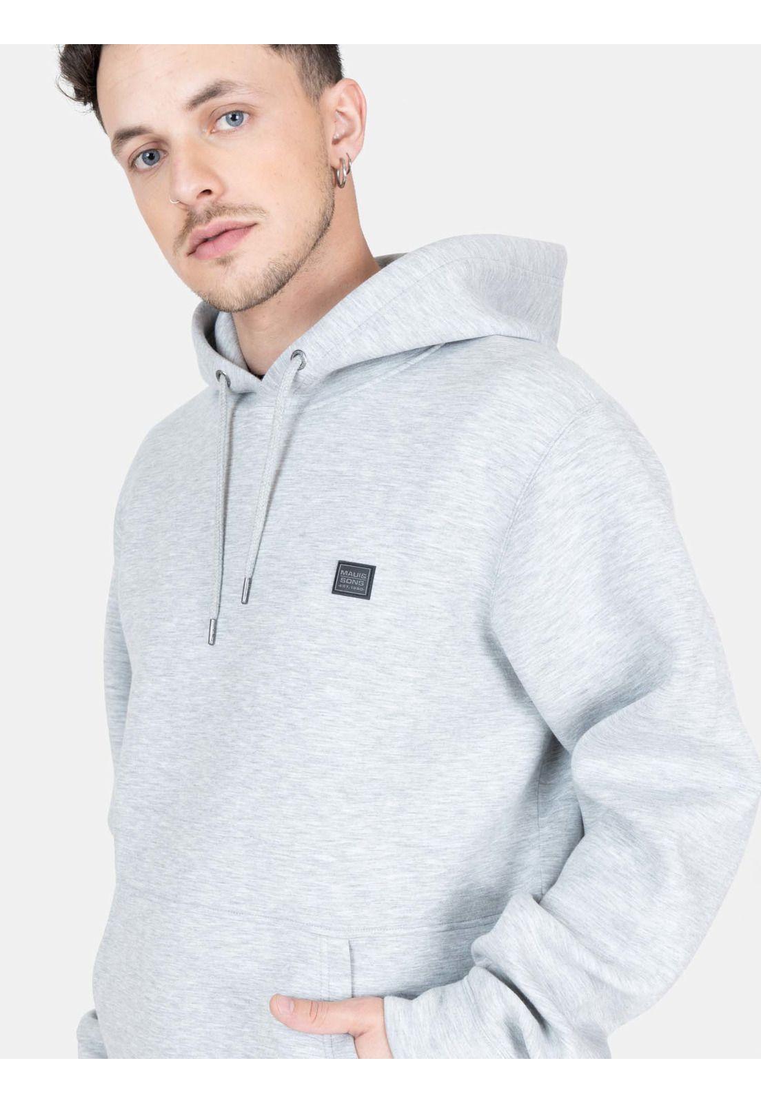 Poleron Canguro Deep Gris Hombre Maui And Sons-2